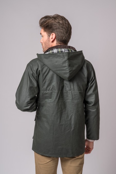 Chaqueta Encerada Exeter Verde