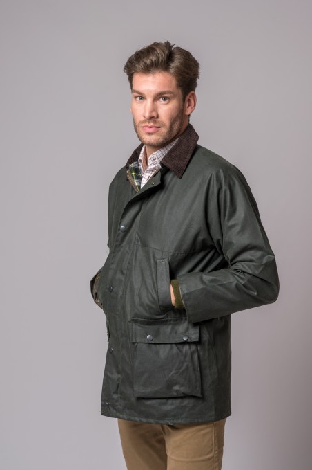 Exeter Waxed Jacket Green