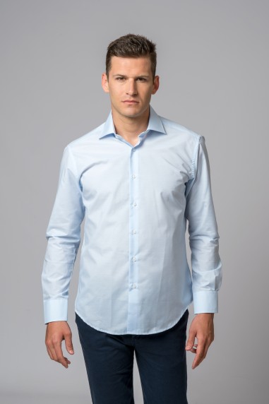 CAMISA VESTIR CELESTE