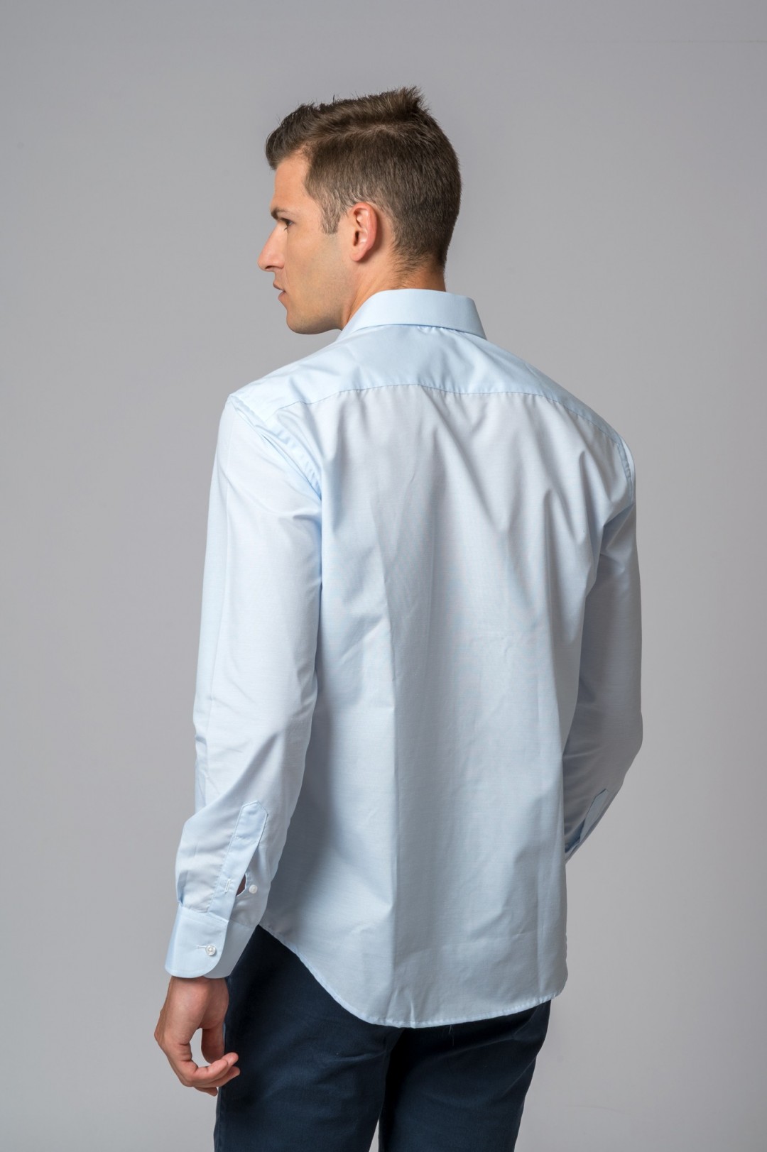CAMISA VESTIR CELESTE