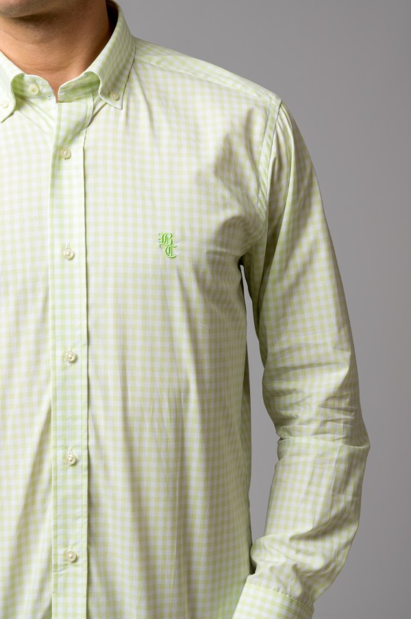 CAMISA CUADROS VERDE LIMA 2