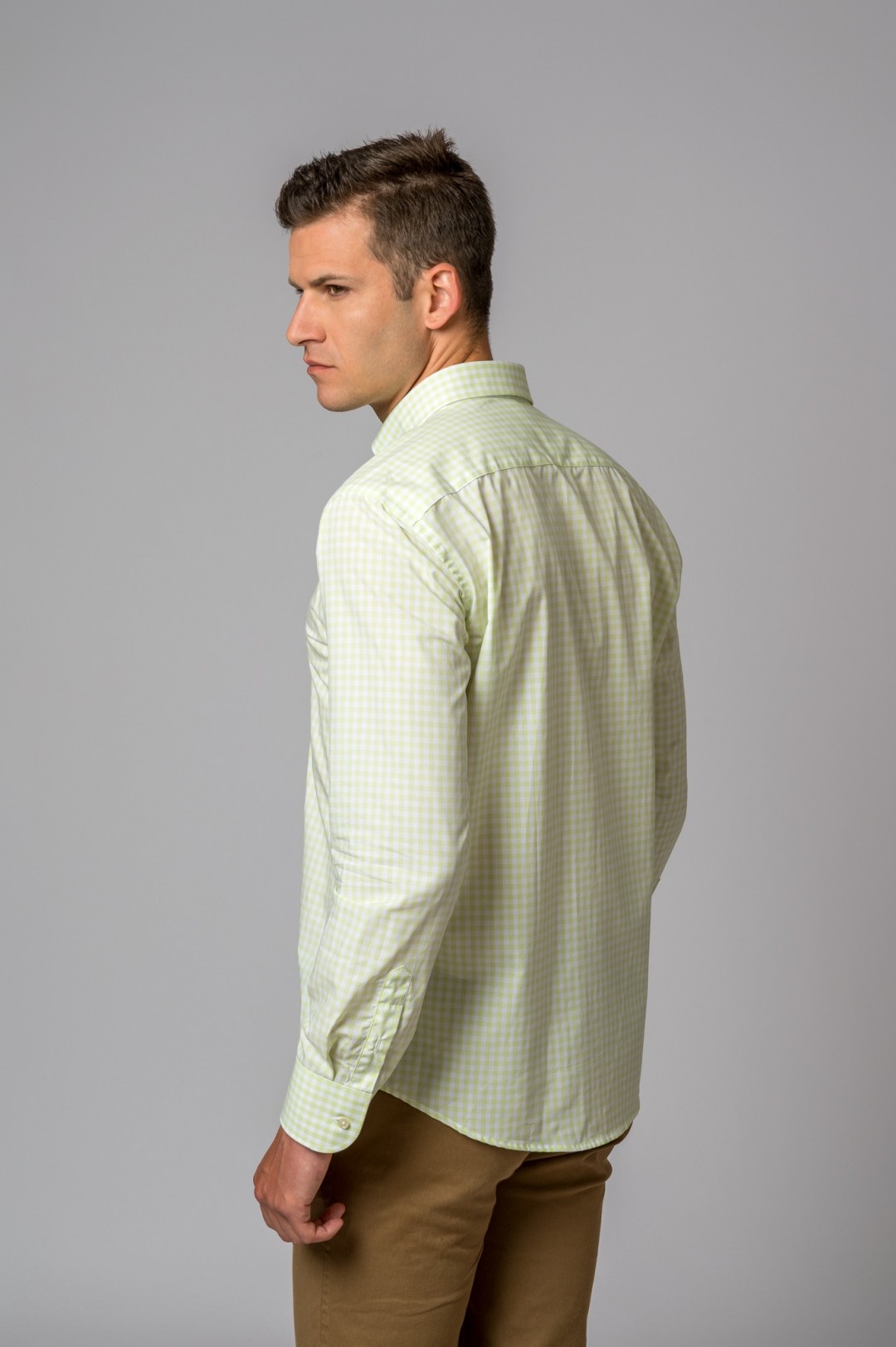 CAMISA XADREZ VERDE-LIMÃO