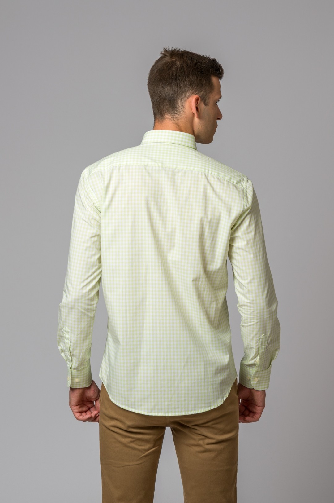 CAMISA CUADROS VERDE LIMA