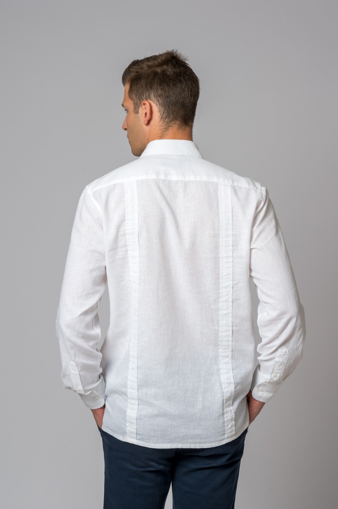 CHEMISE BLANCHE GUAYABERA