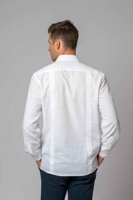 CAMISA GUAYABERA BRANCA
