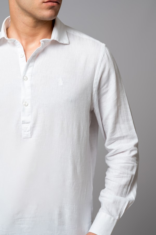 CAMISA POLERA BLANCA BRITISH 2