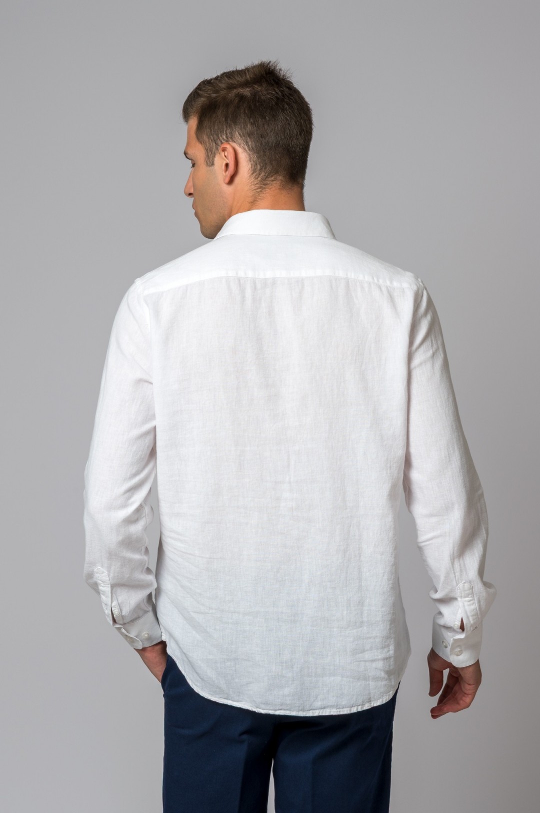 CAMISA POLERA BLANCA BRITISH