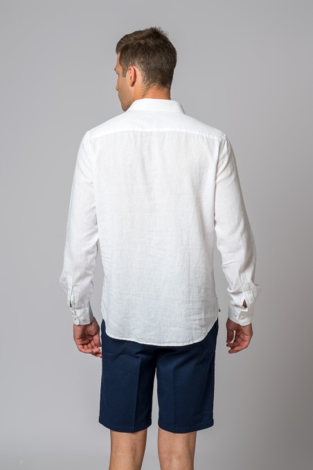 CAMISA POLERA BLANCA BRITISH