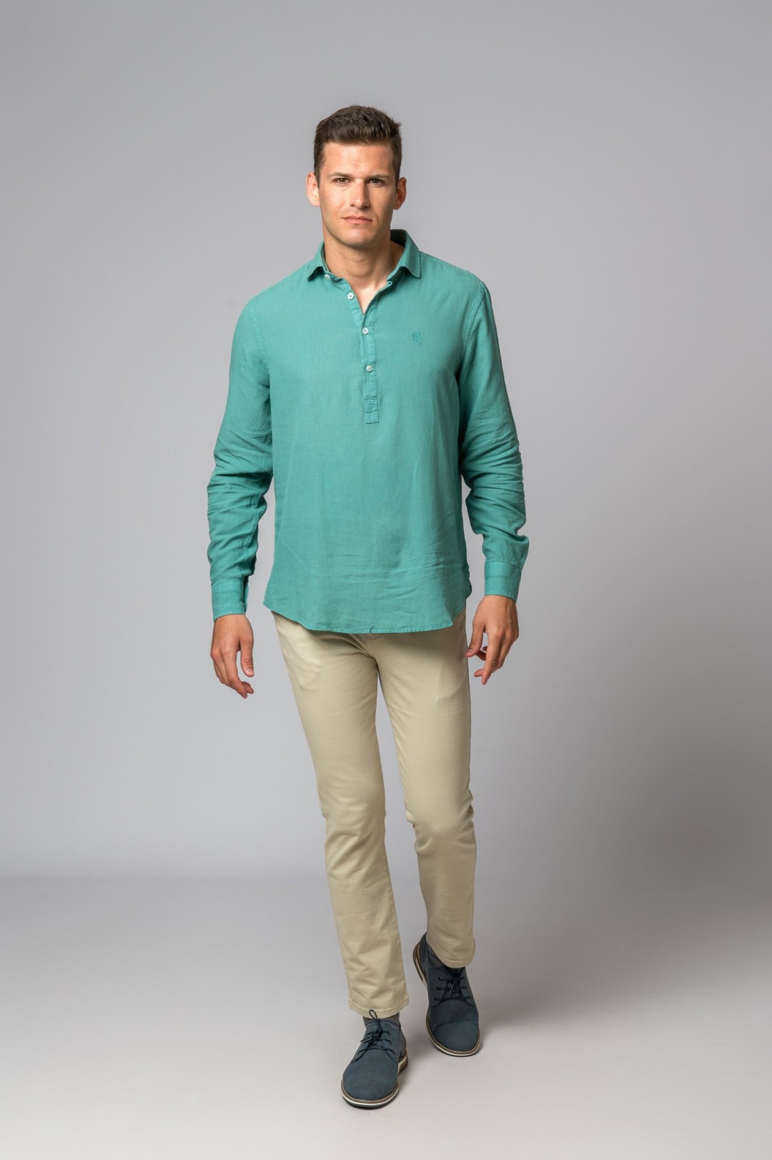 BRITISH TURQUOISE POLO SHIRT