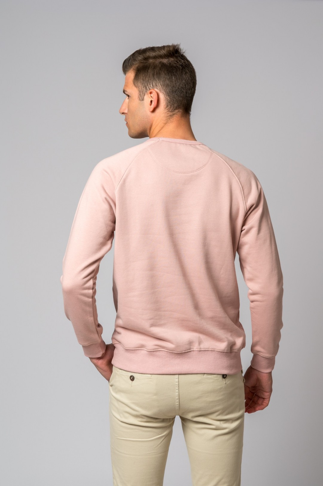 BC PINK FLEECE SWEATSHIRT