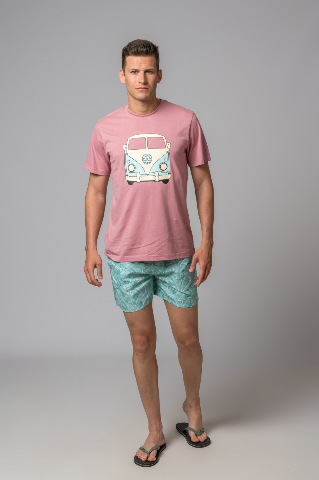 CAMISETA CALIFORNIA BLUE ROSA