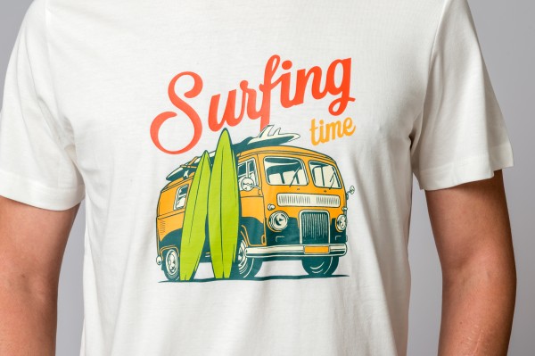 CAMISETA SURFING TIME CRUDO 2