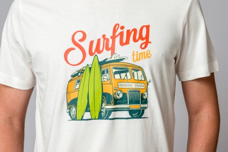 MAGLIETTA TEMPO DI SURF ECRÙ