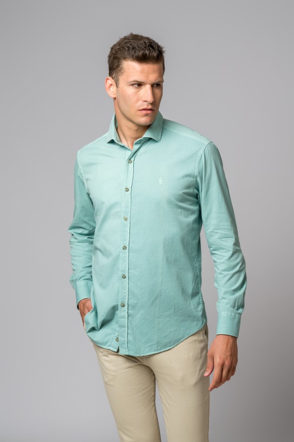 CAMISA AGUAMARINA