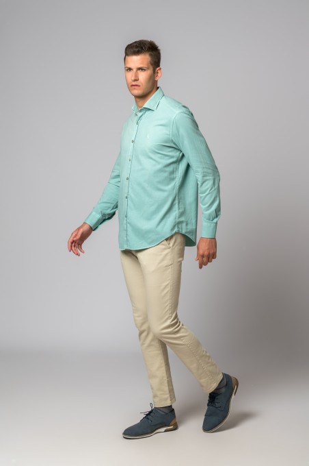 CAMISA AGUAMARINA
