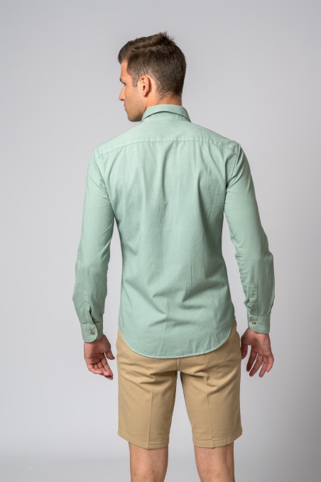 CAMISA VERDE GRISACEO