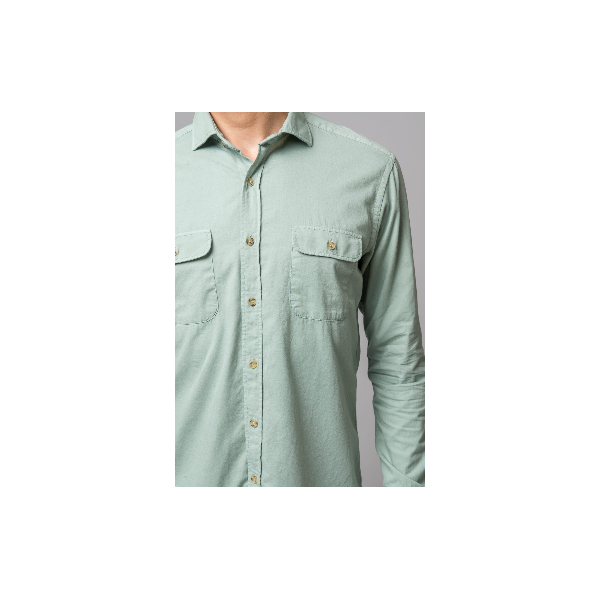 SOBRECAMISA BOLSILLOS VERDE AGUA 2