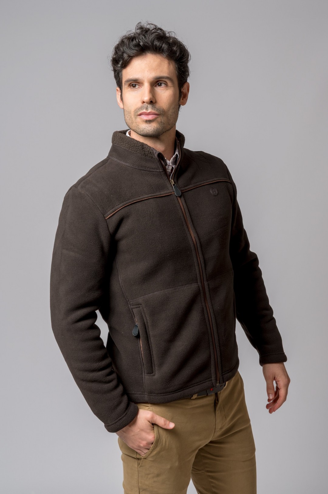 CHAQUETA POLAR ORLEANS MARRON