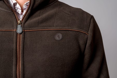 ORLEANS BROWN FLEECE JACKET