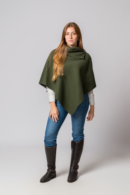 GREEN MOUFLON CAPE