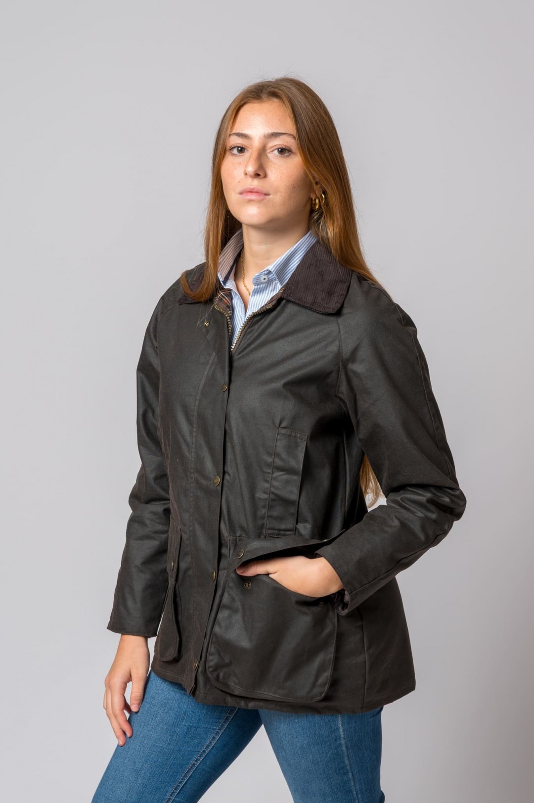 CHAQUETA ENCERADA WOMAN WAX CLASSIC