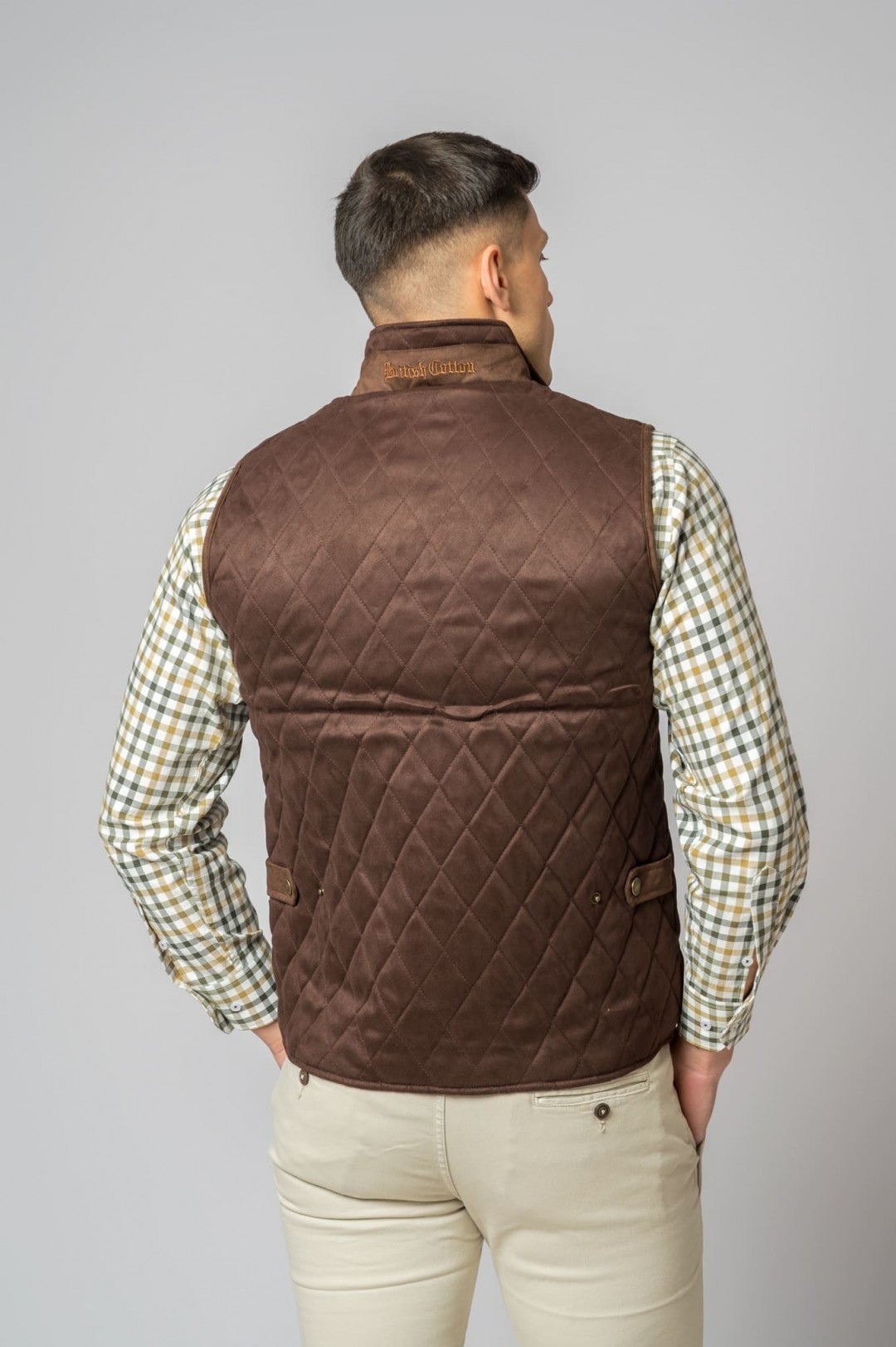 BROWN SUEDE VEST