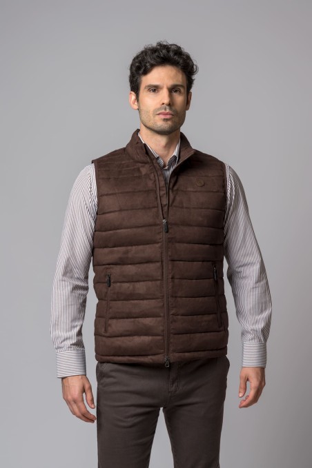 CHALECO SANTAREM MARRON