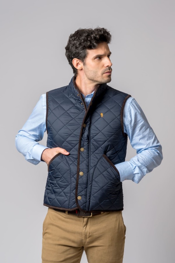 CHALECO MELTON AZUL MARINO 2