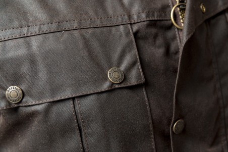 WAXED BIKER JACKET