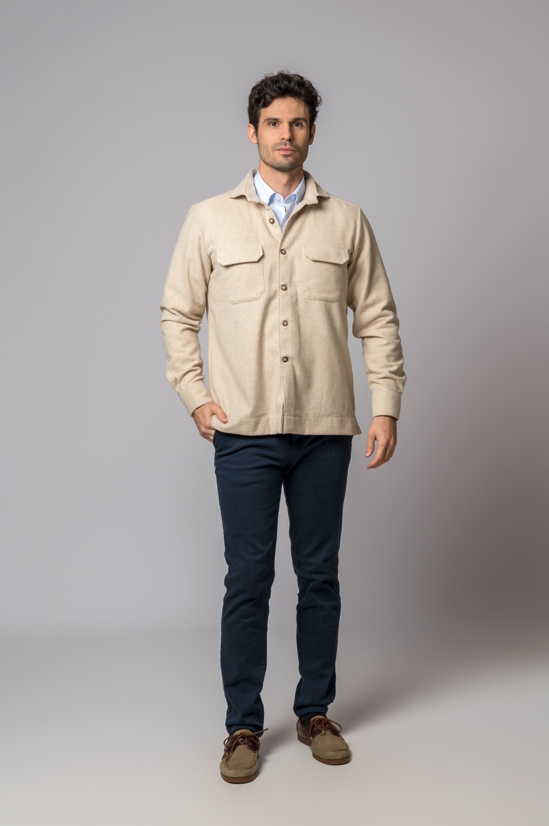 SOBRECAMISA BEIGE