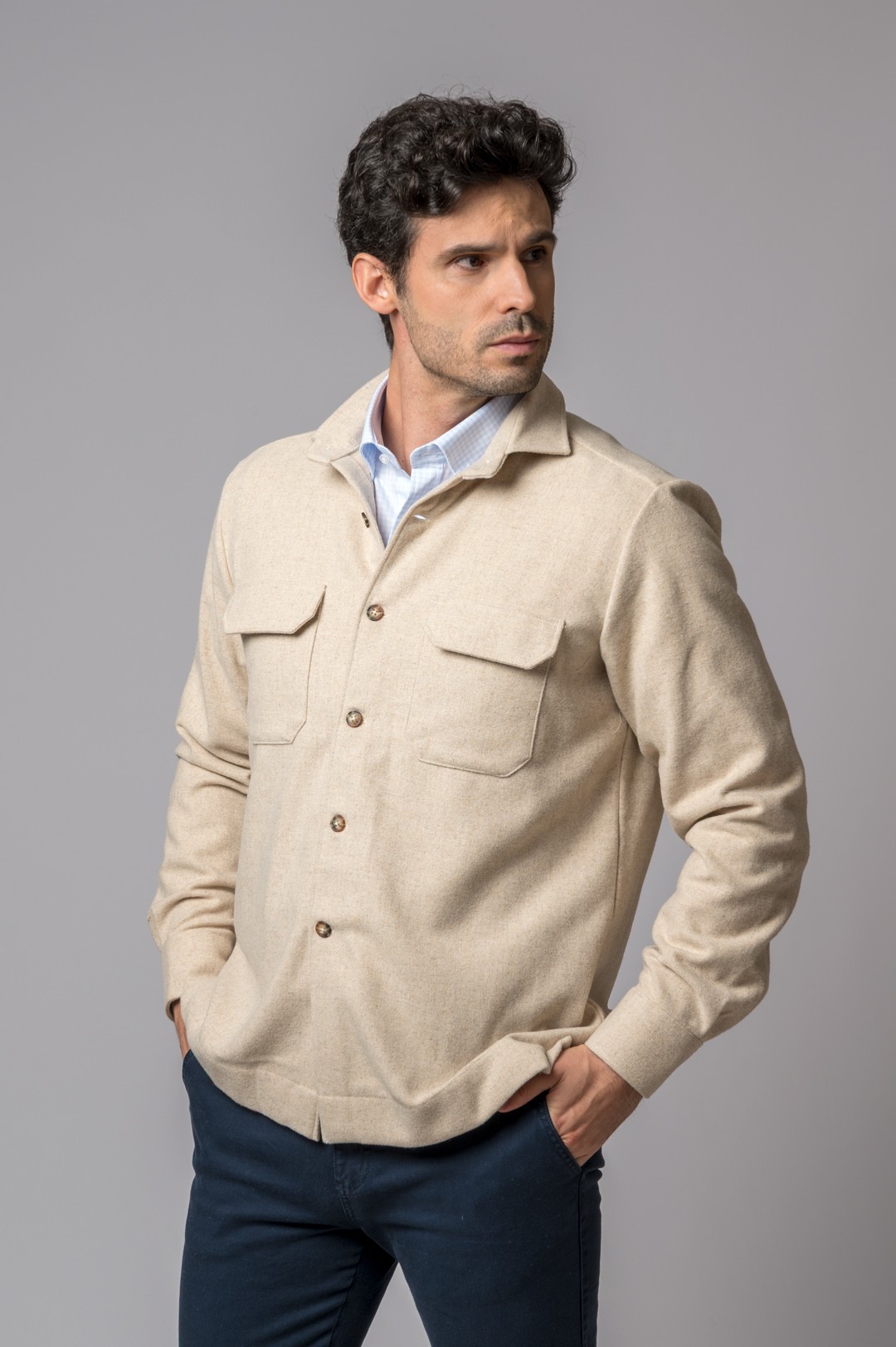 SOBRECAMISA BEIGE