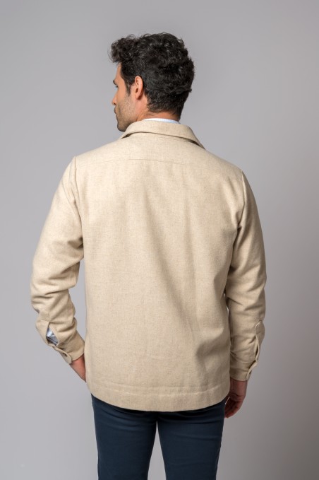 BEIGE OVERSHIRT