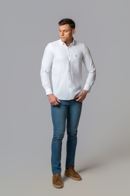 CAMISA OXFORD BLANCA