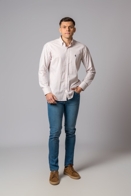 CAMISA RYAYAS BORGOÑA