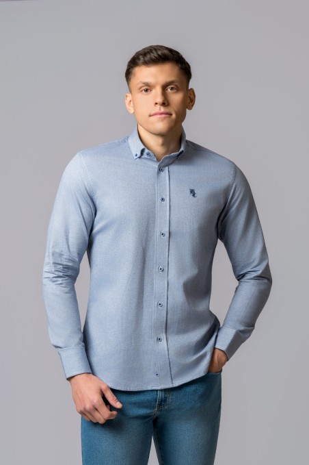 BLUE TWILL SHIRT