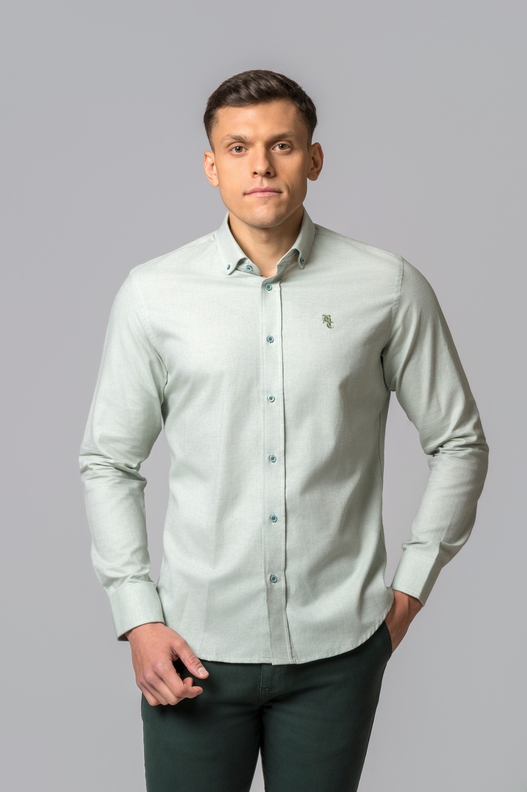 CAMISA VERDE MENTA