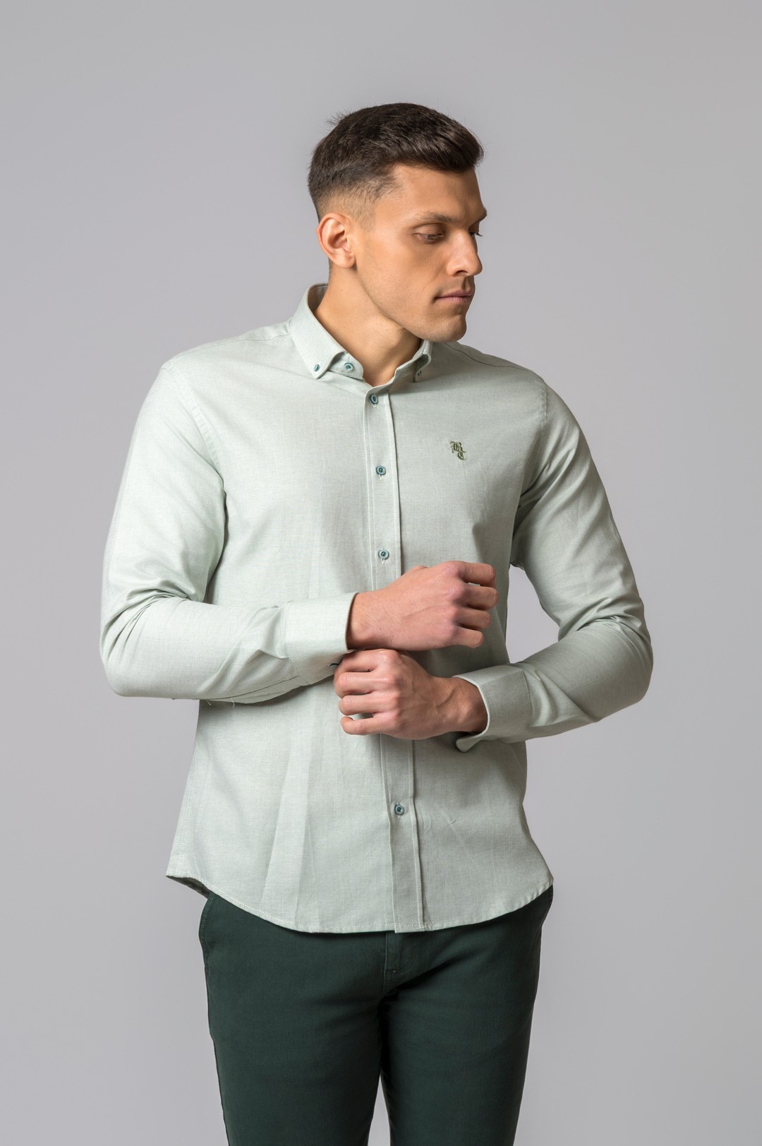 CAMISA VERDE MENTA