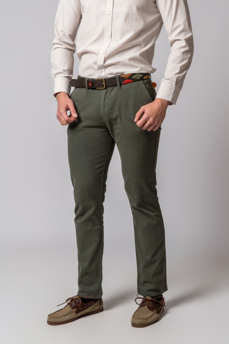 PANTALON CHINO CLASSIC VERDE