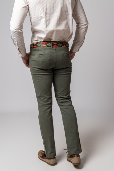 PANTALON CHINO CLASSIC VERDE