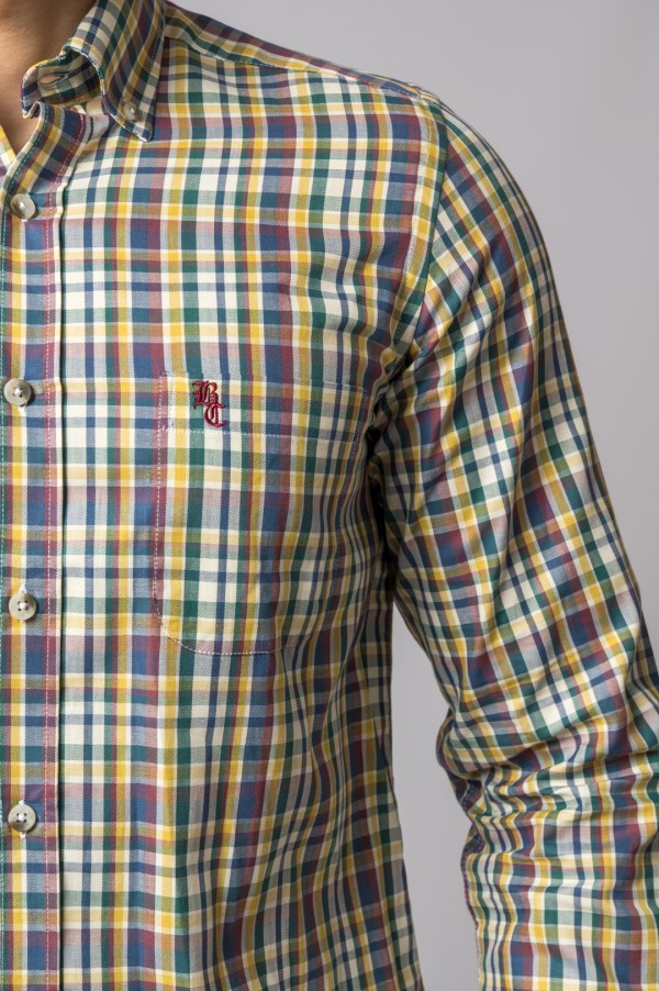 CAMISA CUADROS MULTICOLOR 2