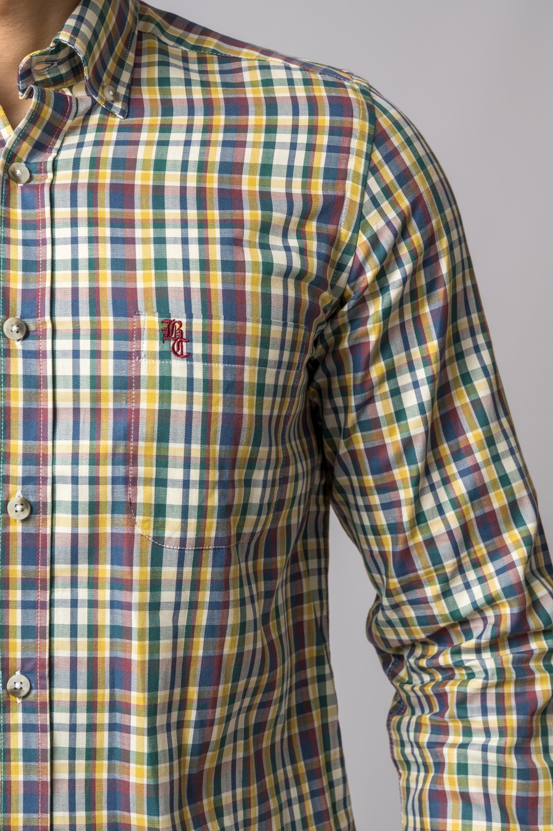 CAMISA CUADROS MULTICOLOR