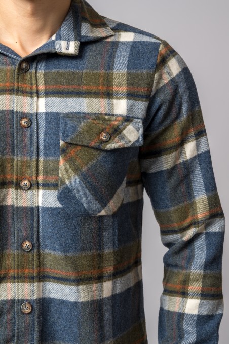 SOBRECAMISA CUADROS AZUL