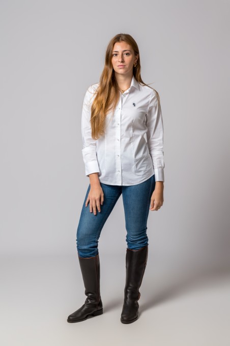 CAMISA LISA NIEVE