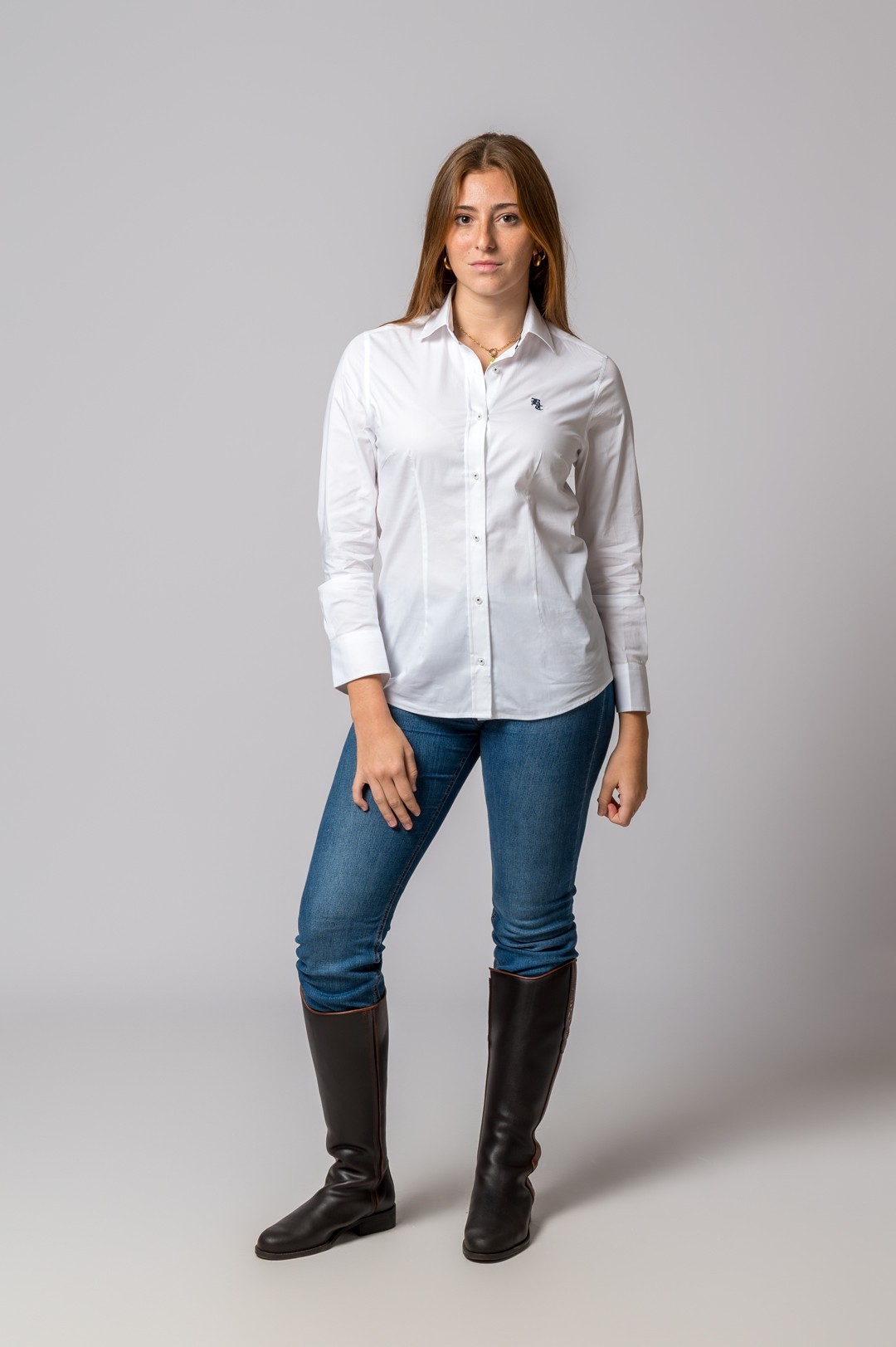 CAMISA LISA NIEVE