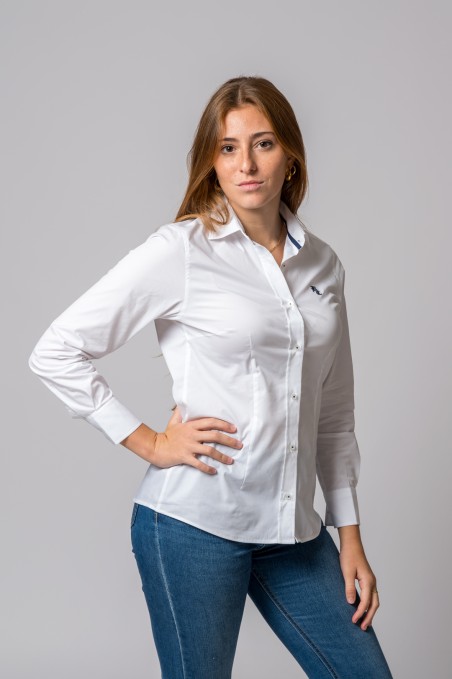 CAMISA LISA NIEVE