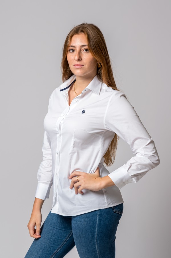 CAMISA LISA NIEVE
