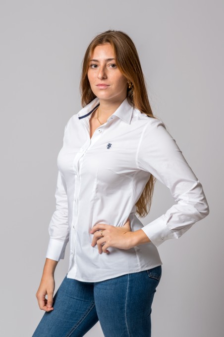 CAMISA LISA NIEVE