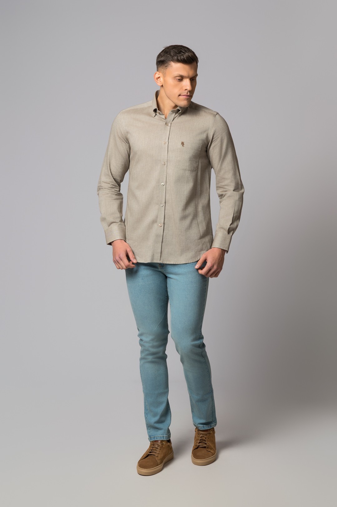 CAMISA TOASTED BEIGE