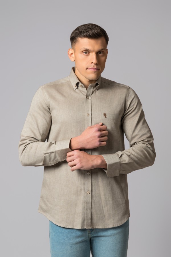 CAMISA TOASTED BEIGE