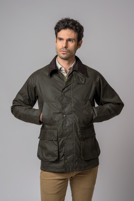 CHAQUETA ENCERADA WAX SLIM FIT